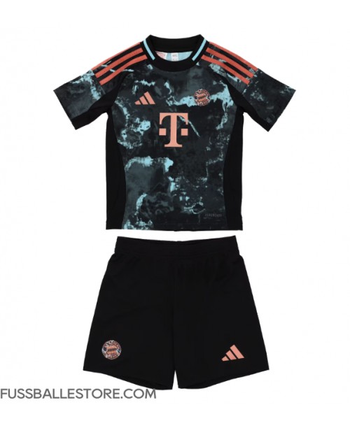 Günstige Bayern Munich Auswärts Trikotsatzt Kinder 2024-25 Kurzarm (+ Kurze Hosen)
